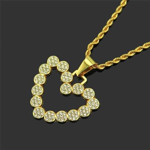 1PC Street fashion Europe and the United States classic retro lock heart necklace necklace