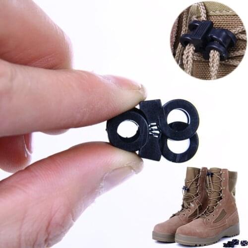 10pcs/lot Camping Travel Kits Rapid Shoelaces Convenient Antiskid Shoes Molle Tactical Backpack for SHOES BACKPACK