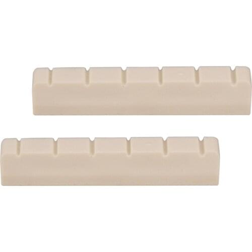 2PCS Curved Slotted Nut for Classcial Guitar Bridge Parts Accs