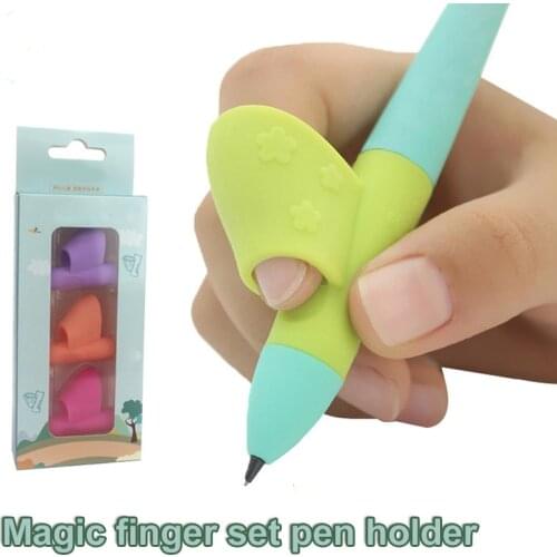 3Pcs Early Practice Tools Accessories Aid Grip Posture Correction Pen Writing Party Favors Back To School Children Pencil Holder