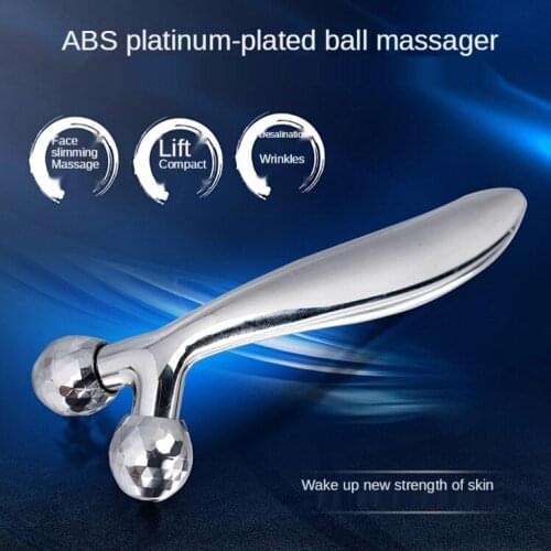 3D plastic Y-shaped roller massager v-face massager for eye and face massage beauty instrument health care and skin care tool