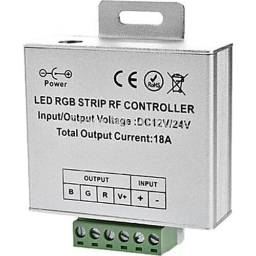 DC 12V 24V Wireless LED Controller RF Touch Panel LED Dimmer RGB Remote Controller For RGB LED STRIP LIGHT