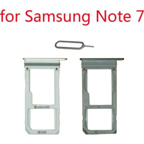 SIM Card Tray Holder For Samsung Note 7 Galaxy N970 N970F N970FD Original Phone Housing New Micro SD SIM Card Adapter Slot