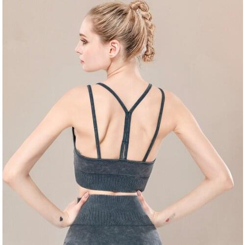 Women Push Up Seamless Sports Bra Female Workout Sport Top Crop High Impact Fitness Wear For Yoga Gym Brassiere Tank Sports Wear