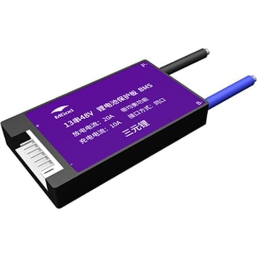 MGOD BMS 13S 48V Li-Ion Lipolymer Battery 37V PCB with Balance Supports Ebike Escooter