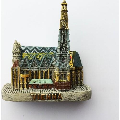 BABELEMI Vienna, Austria, St. Stephan Cathedral Fridge Magnets 3D Fridge Magnet Sticker Travel Souvenir Kitchen Decoration