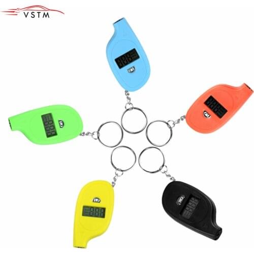 New Mini Keychain Portable Digital LCD 2-150 PSI Tire Tyre Wheel Air Pressure Gauge Tester Procession Tool Tire pressure monitor