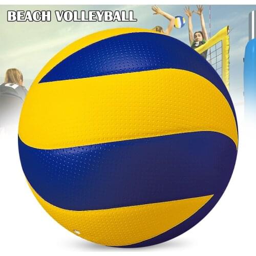 1PCS Standard Size 5 Volleyball PU Leather Match Game Official Volleyball Indoor Outdoor Training Ball Soft Touch Beach Ball