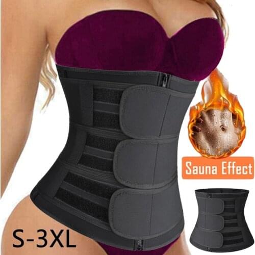 Neoprene Sweat Waist Trainer Corset Trimmer Belt for Women Weight Loss Waist Cincher Body Shaper Slimming Shapewear