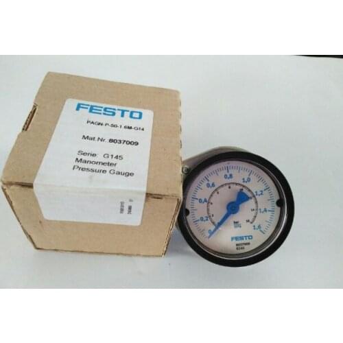 1PC New Festo PAGN-50-1.6M-G14 8001506 Pressure gauge
