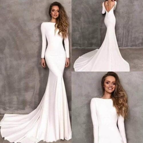 OEING Long Sleeve Wedding Dresses