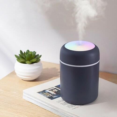 Portable 300ml Humidifier USB Ultrasonic Dazzle Cup Aroma Diffuser Cool Mist Maker Air Humidifier Purifier with Romantic Light