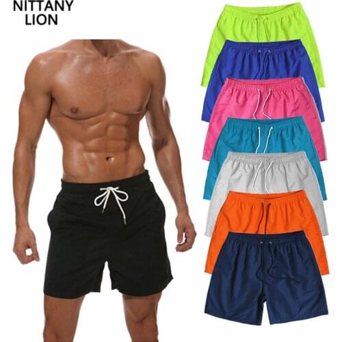 Swimming Shorts for Men Swimwear Man Swimsuit Swim Trunks Summer Bathing Beach Wear Surf Beach Short Board Pants Boxer 12 Color