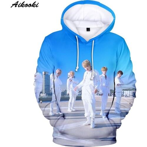 ATEEZ 3D Hoodies Men Women Fashion Sweatshirts Hooded Casual Kpop ATEEZ Hoody Winter Polluvers High Quality Fashion Clothes