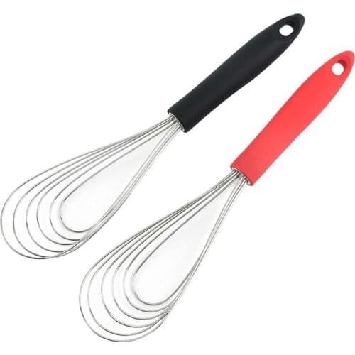 NEW Stainless Steel Wire Whisk Manual Egg Beater Blender Milk Cream Butter Beater Kitchen Baking Cooking Utensils Accessiores