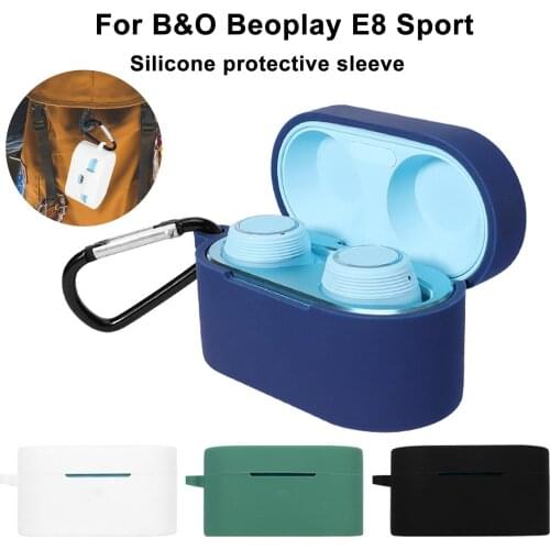 Protective Case with Hook for Bang Olufsen Beoplay E8 Sport Wireless Earphone