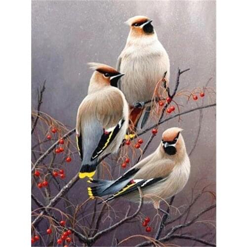 Animal Bird Printed 11CT Cross-Stitch Kit DIY Embroidery DMC Threads Needlework Handiwork Painting Sewing Wholesale Gift