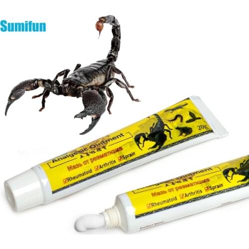 1/2Pcs Scorpion Analgesic Ointment Muscle Sprain Pain Ointment Neuralgia Acid Stasis Rheumatism Arthritis Joint Pain Cream P1137