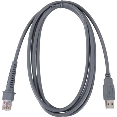1 X USB A male to RJ45 Cable 7ft 2M for Symbol Barcode Scanner LS4278 LS2208 2208AP