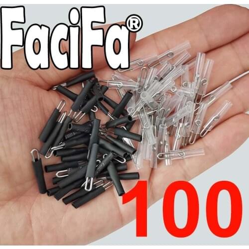 100 pieces Stainless Steel Enganche Rapido Fishing Fast Snaps enchufe rapido Safety Lead Snap Paxipa Fishing Connector Fast Hook