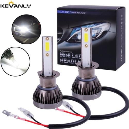 2PCS Car CANBUS headlight Lamp H8 H9 H11 H1 9005 HB3 9006 9012 HB4 LED Car Headlight 12V LED Lamp 36W 8000LM Lamp light Bulb