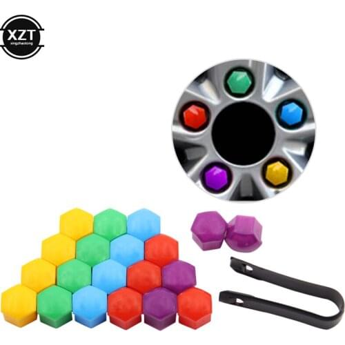 20pcs 17mm Wheel Nut Bolt Head Cover Cap Head Cover Cap Wheel Nut Bolt Head Cover Cap Tire Wheel Screw Bolts