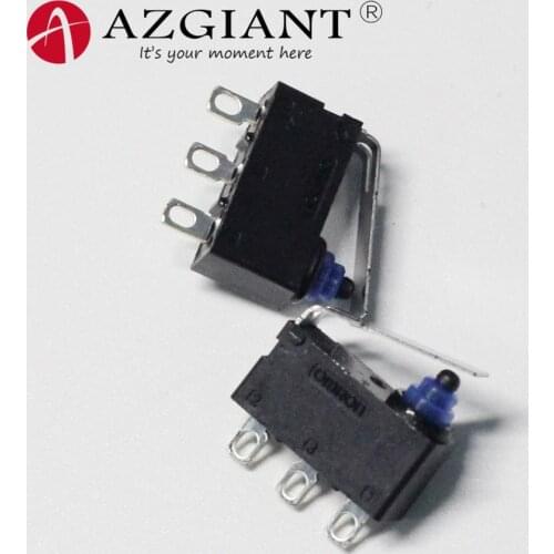 2PCS/LOT original D2HW car door lock micro switch 3 feet IP67 waterproof touch with metal handle D2HW-EL291H-A515-AQ