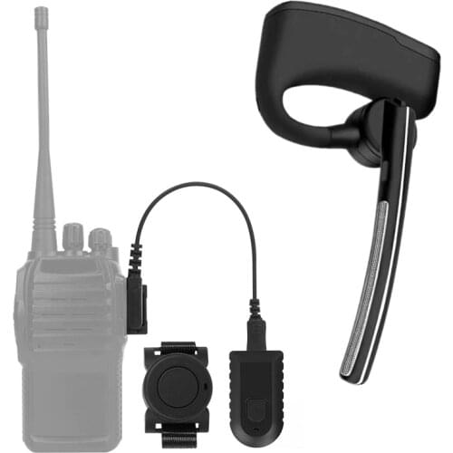 Baofeng Walkie Talkie Bluetooth Headset Wireless Earphone with Mic Two way Radio M Type headphone for Ham Radio Interphone PTT