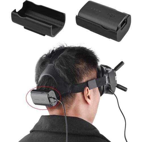 Battery Charging Bracket for DJI FPV Goggles V2 Glasses Headband Battery Back Clip Fixing Holder for DJI FPV Combo Accessories