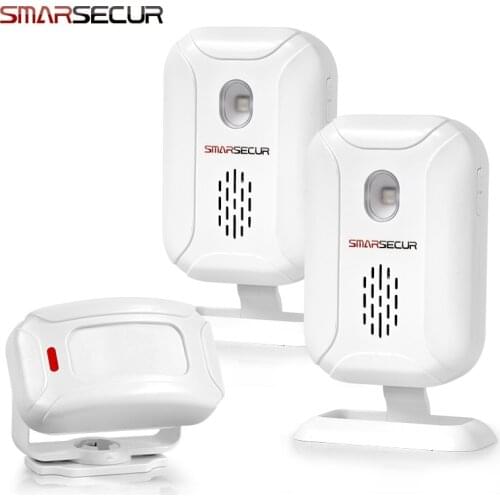 Welcome Chime Wireless Infrared IR Motion Sensor Door bell Alarm Entry Doorbell Reach 150m