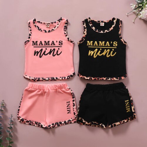 Baby Girl Clothes Set Girl Infant Kids Clothing Set Leopard Fashion Summer Baby Clohes for Girls Toddler Girl Summer Clothes