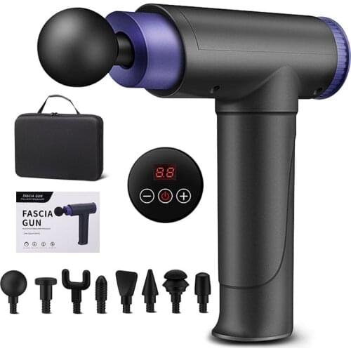 Massage Gun Fascia Deep Muscle Relax Massage Electric Massager Fitness Equipment Noise Reduction Design For Male Female