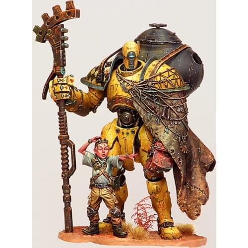 1/24 Scale Unpainted Resin Figure Mech Warrior Guardian GK figure