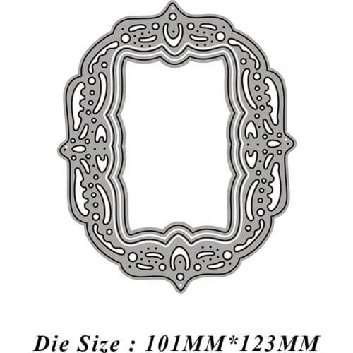 JMCRAFT 2021Metal Cutting Dies Circle Frame Stencils for DIY Scrapbooking Embossing Paper Wedding Cards Die Cuts Photo Album