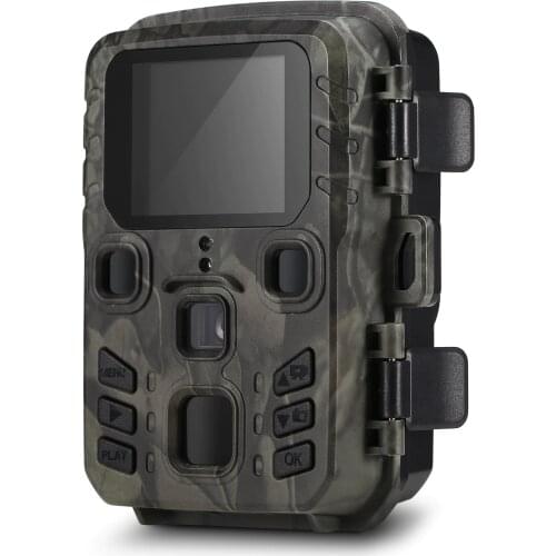 Mini Trail Camera 12MP 1080P Hunting Game Motion Activated Outdoor Wildlife Scouting Camera IP65 Waterproof