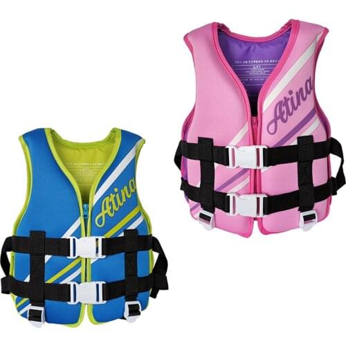 Fashion Childrens Life Jackets For Water Sports High Buoyancy Lightweight Breathable Life Jackets Swimming Safety Vests 2021