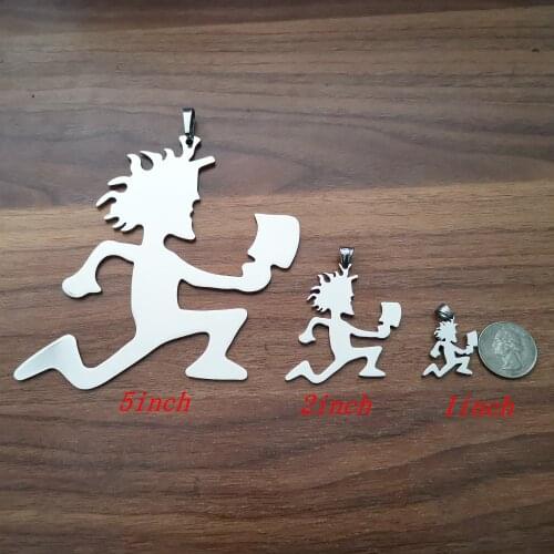 Brandnew 1 inch/ 2 inch/ 5 inch Top Quality large big ICP HATCHETMAN charms stainless steel jewelry hatchet men free 30''Chain
