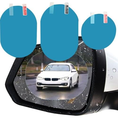 2 Pcs Car sticker Rainproof Film for Car Rearview Mirror Car Rearview Mirror Rain Film Clear sight in rainy days Car film