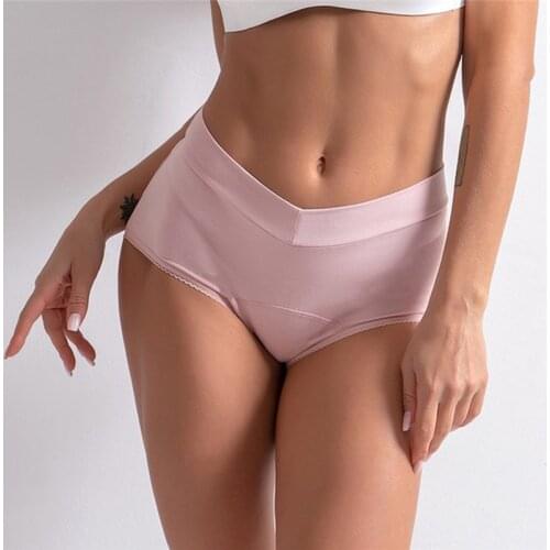Leak Proof Menstrual Period Panties Women Underwear Physiological Pants Four-layer Bamboo Fiber Leakproof Women Period Underwear