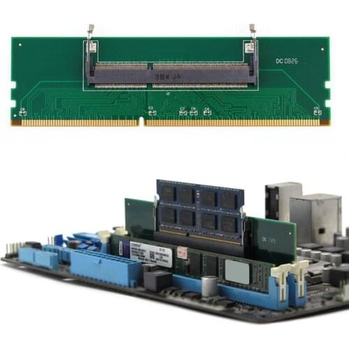 Professional DDR3 Notebook Memory to Desktop Memory Connector Adapter Card 200 Pin SO-DIMM to Desktop 240 Pin DIMM DDR3 Adapter