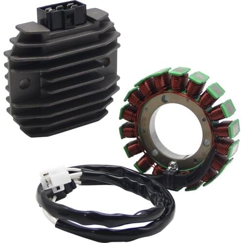 Motorcycle Voltage Regulator Rectifier+Ignition Magneto Stator Coil For Yamaha XVS400 4TR-81410-00 4JH-81960-00 4JH-81960-01