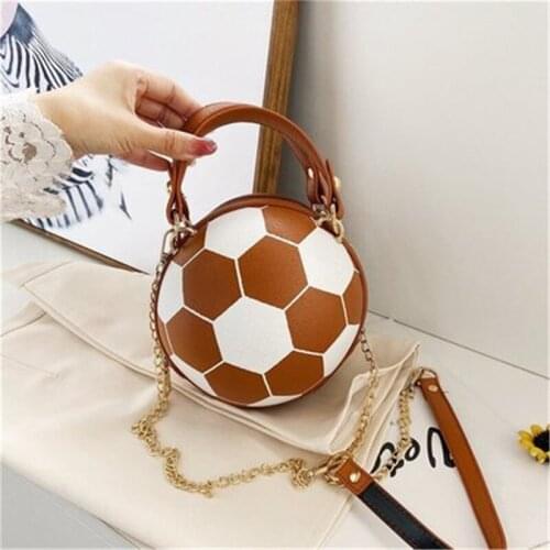 Messenger Totes Purse Handbag 2021 Fashion Trend Ladies Round Basketball Football Shoulder Bags Chain
