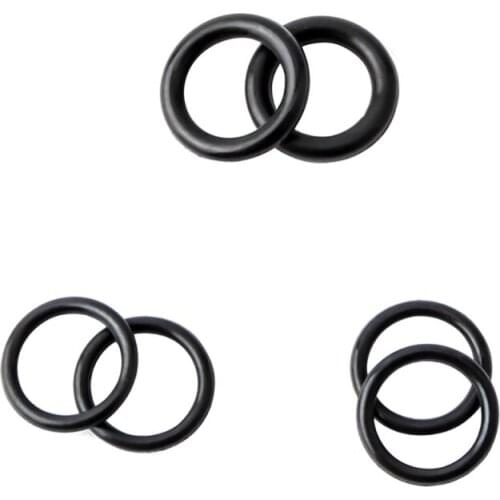 6pcs/set Mountain Road Bike Disc Brake Caliper Sealing Ring O-Ring Brake Piston Bicycle PE Wear-Resistant Sealing Ring w