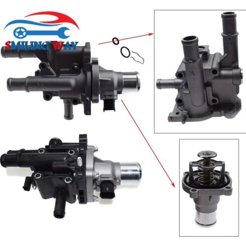 Coolant Thermostat + Housing Cover For Chevrolet Opel Alfa Romeo Vauxhall Pontiac OE: 55564890 55577284 55564891 55578419
