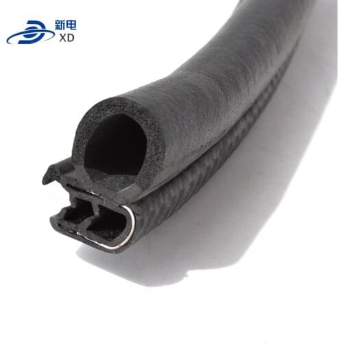 Car Door Seal Refrigerator Rubber Coated Metal Strip Truck Door Seal for Auto Car Door Rubber Car Door Seal Protector