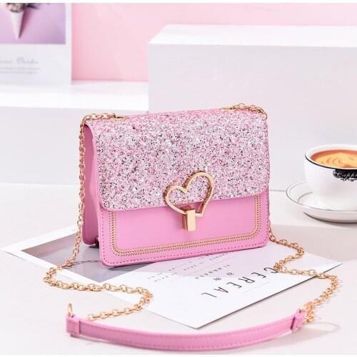 Lady new package Korean version of the cool fashion handbags Fresh Crossbody Shoulder Tote aishen 18X8X14cm