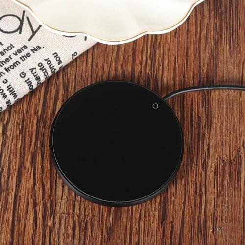 7W USB Smart Heating Coaster Mat Winter Office Milk Coffee Mug Warmer Electric Heater Pad Mat For Office Drinking