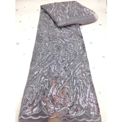 African lace fabric 2021 High Quality Embroidered Brocade Lace green french Tulle Lace Fabric for nigeria party dress P1157