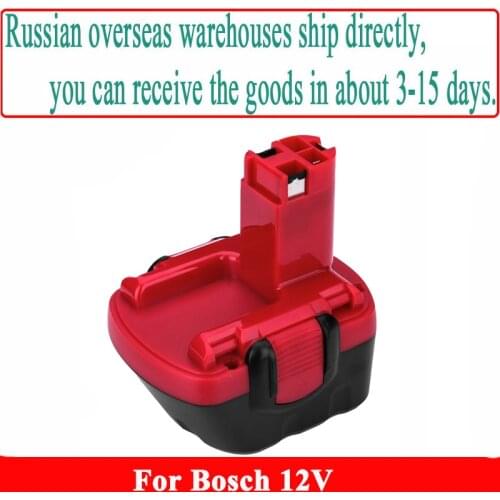 Rechargeable Battery for Bosch 2000mAh 3000mAh GSR 12v GSB 18 VE-2 GDS 18 V-HT GSR 18 VE-2 PSB 18VE PSR 18VE PSR 12V PAG 12 VE-2