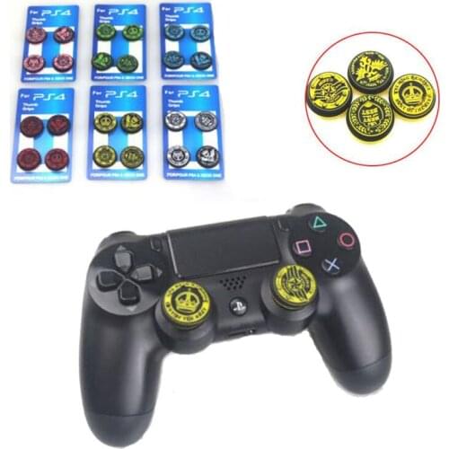 New Crown Gamepad Thumb Stick Grip Caps Joystick Cover Case For Sony PS3 PS4 Playstation Dualshock 3/4 Xbox One 360 Controller